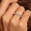 Anillo plata con piedra moissanite diamante de Brizzling BMR117 talla 12
